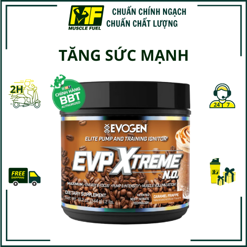 EVOGEN EVP XTREME N.O. – Pre workout Tăng Năng Lượng Tập Cao Cấp Nhất Hiện Nay 40 liều dùng
