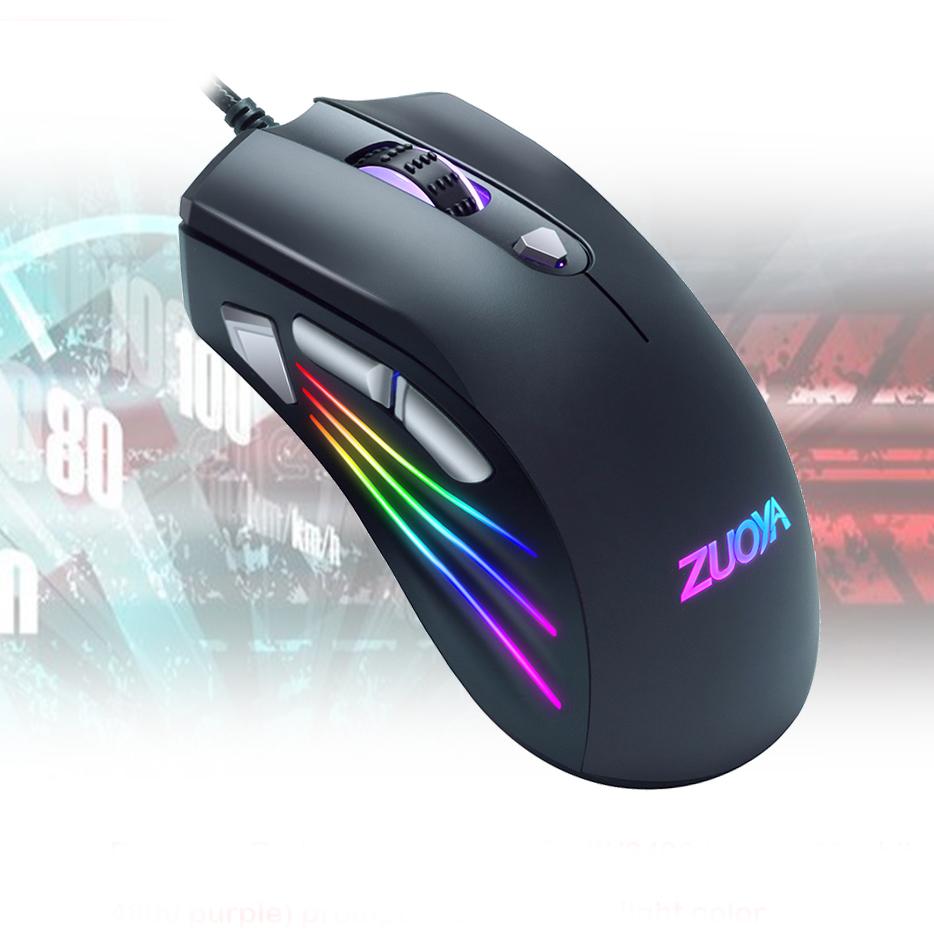 Ban Đầu Có Dây Chơi Game RGB Chuột Quang Game Thủ Chuột DPI Có Thể Điều Chỉnh Với Đèn Nền Cho Máy Tính Laptop PC Game Chuyên Nghiệp