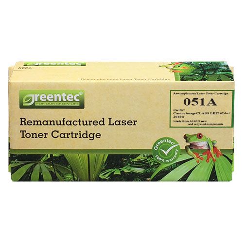 Mực in laser đen trắng Greentec 051A - Hàng chính hãng