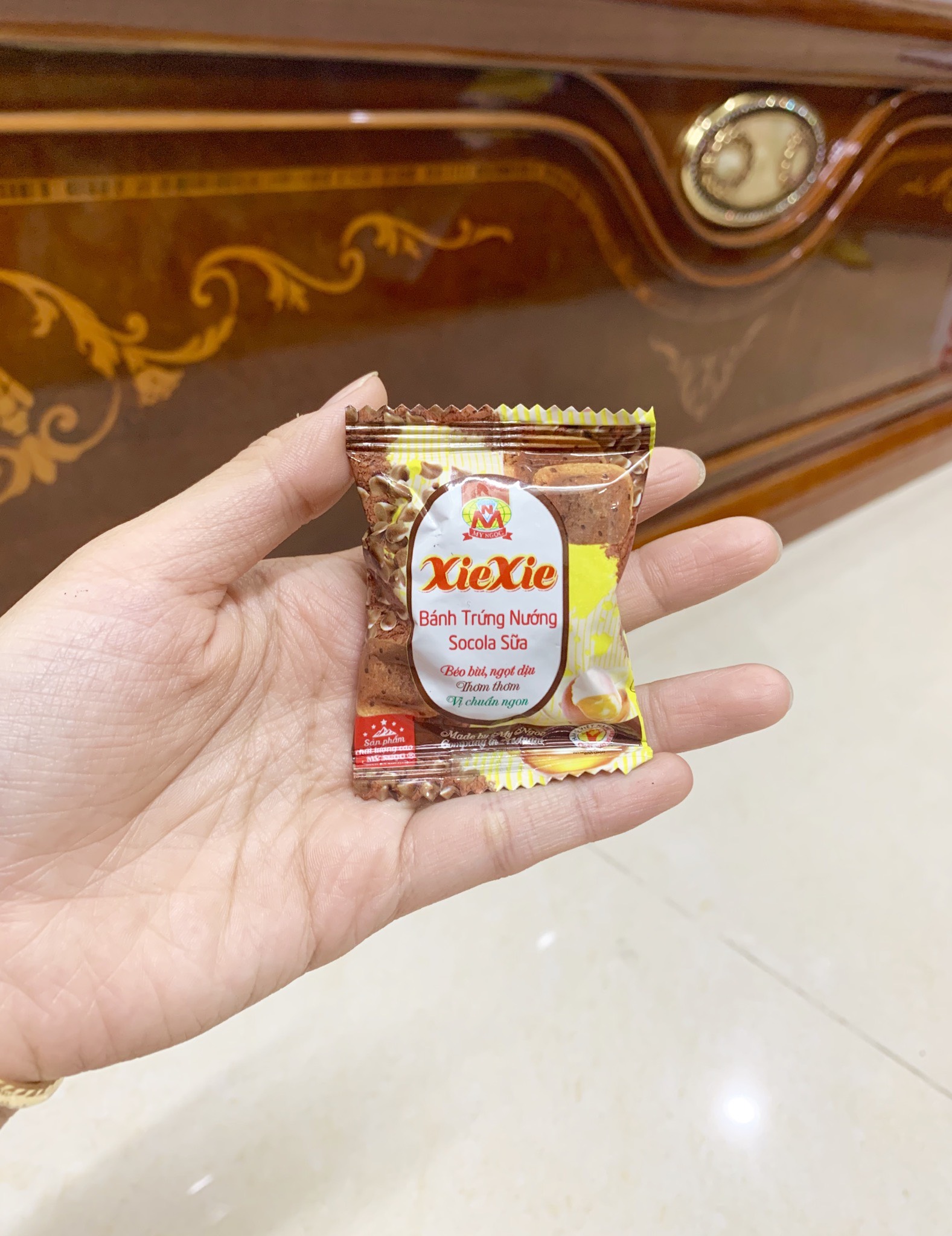 1Kg Bánh trứng nướng XIEXIE SOCOLA sữa tươi MỸ NGỌC