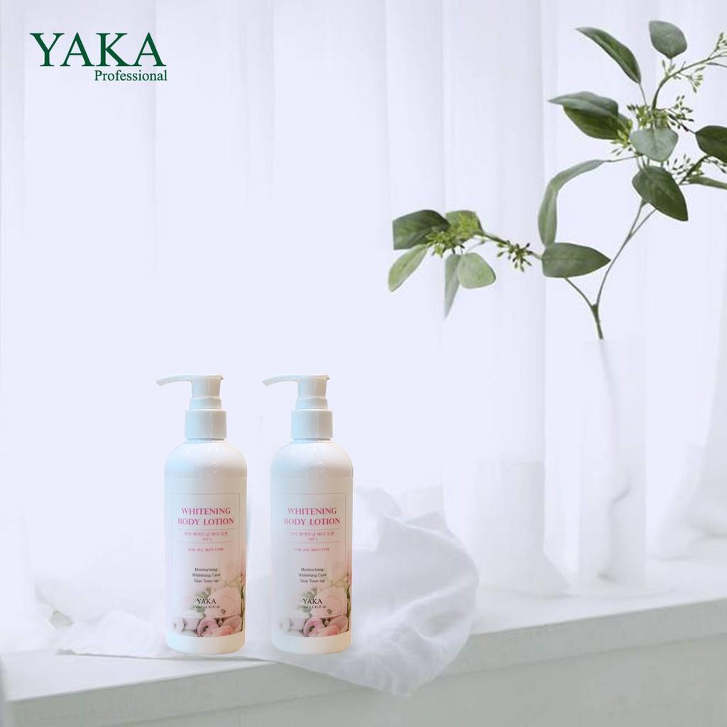 Sữa tắm làm trắng da Yaka Hàn Quốc hương thơm nước hoa YAKA WHITENING BODY CLEANSER