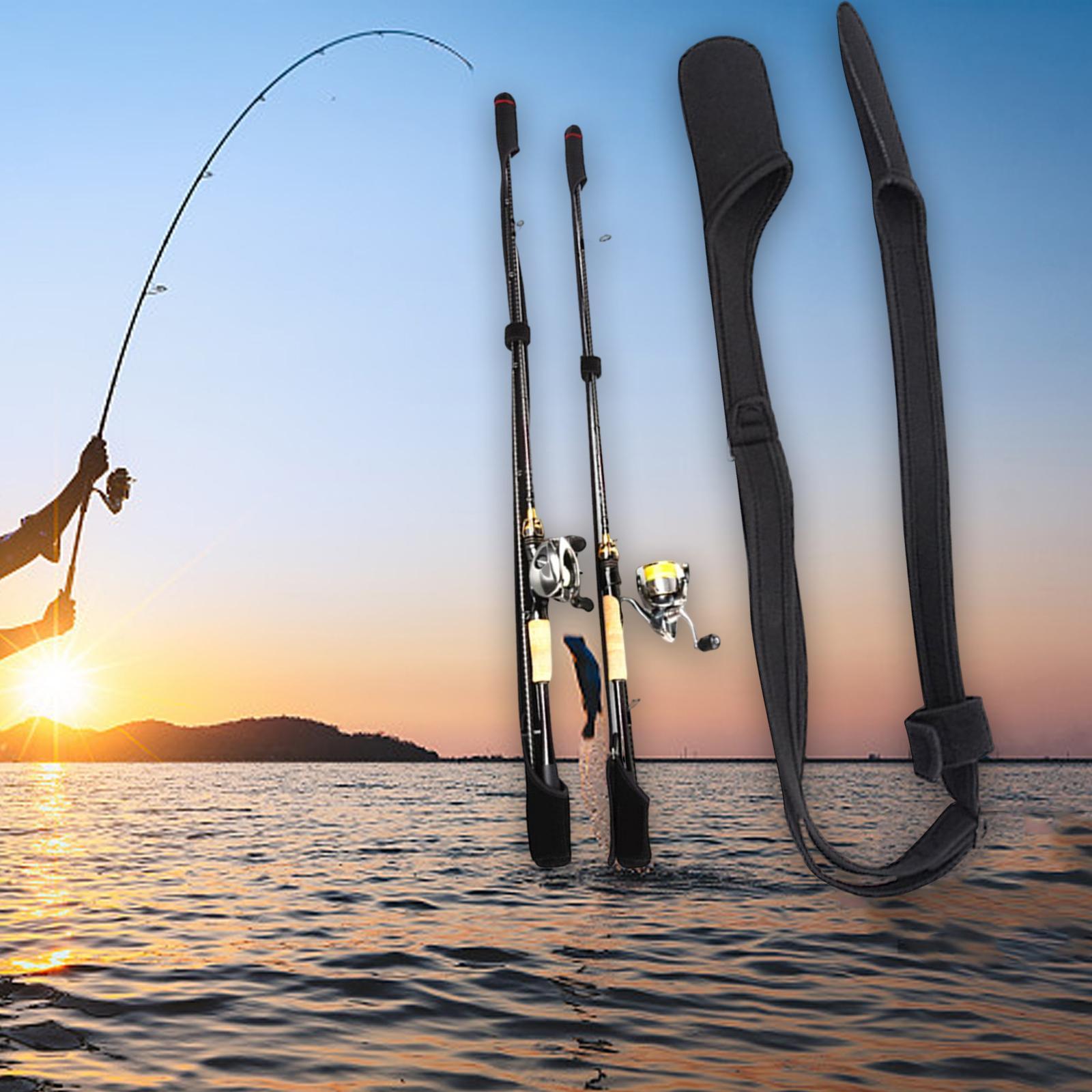 Nylon Fishing Rod Cover Fishing Pole Bag tackles Water Resistant for baits casting Fishing Rod baits casting Reel cover stores Fishing Rod Sleeve