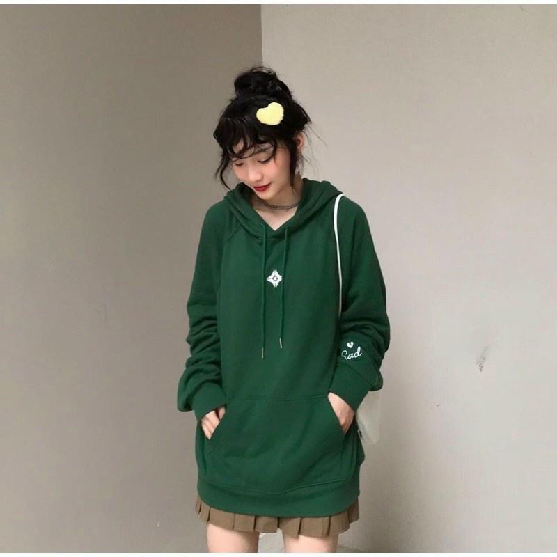 Áo hoodie nỉ bông in chữ nổi TOO YOUNG nam nữ unisex (Ảnh thật/có sẵn)