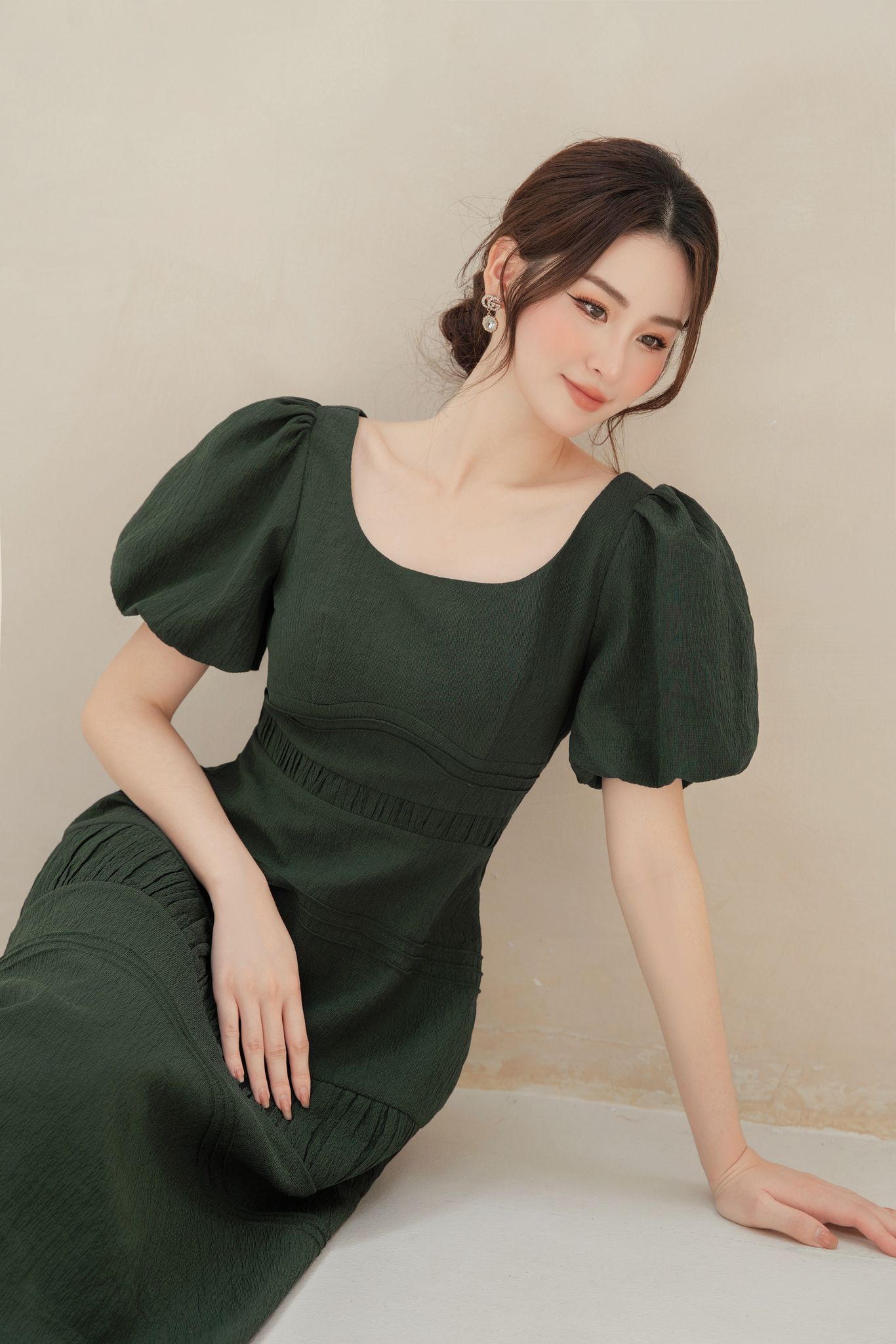 OLV - Đầm Olive Midi Dress
