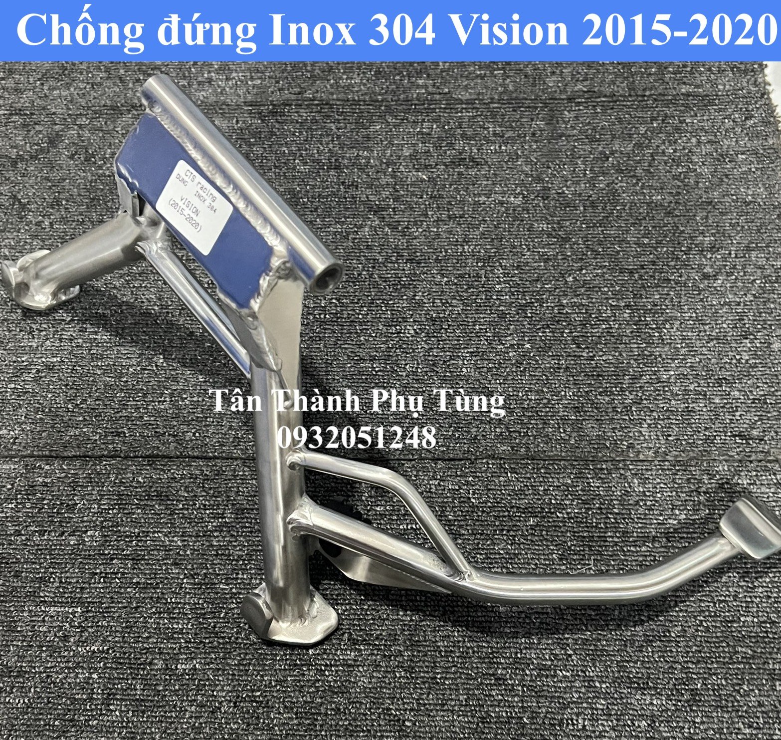 Chống đứng Inox 304 gắn dành cho Vision 2015-2020
