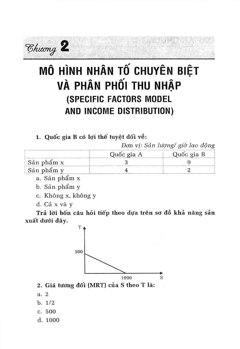 Kinh Tế Quốc Tế - Bài Tập Và Đáp Án - International Economics - Problems And Solutions _KT