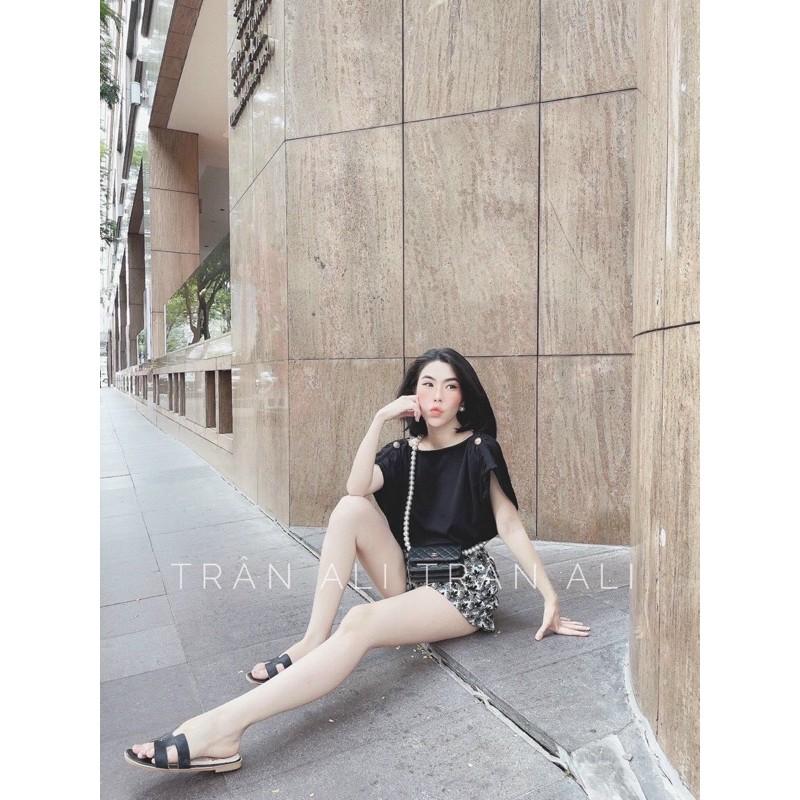 SET ÁO PHỐI XÍCH + QUẦN HOẠ TIẾT