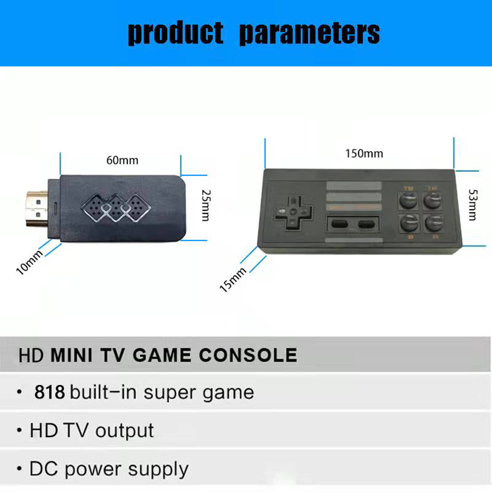 Bảng Điều Khiển Trò Chơi Video HD 4K Được Tích Hợp Trong 568 Trò Chơi Cổ Điển Mini Retro Console Đầu Ra HDMI