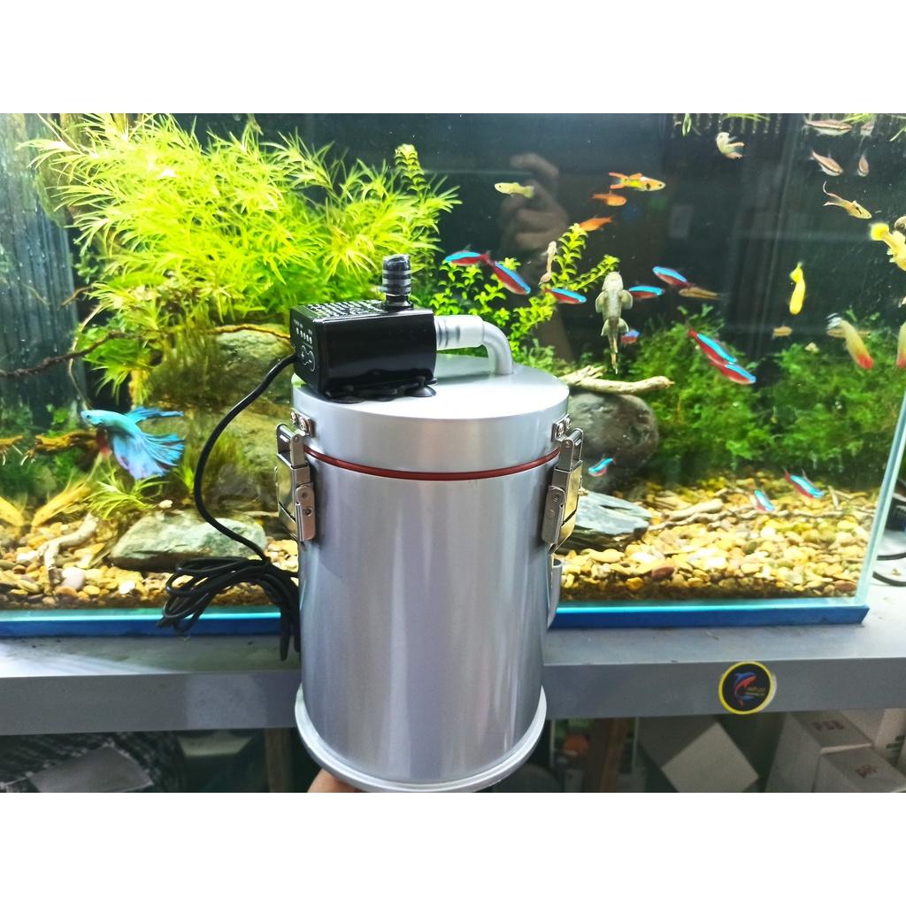 Lọc chế mini cho bể nano, bể shallow - Máy lọc ngoài nano dành cho bể cá cảnh, hồ thủy sinh-shopleo