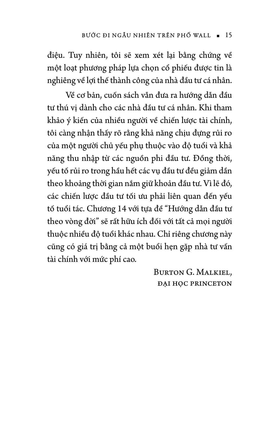 Bước Đi Ngẫu Nhiên Trên Phố Wall - Chiến Lược Đã Được Kiểm Nghiệm Qua Thời Gian Để Đầu Tư Thành Công