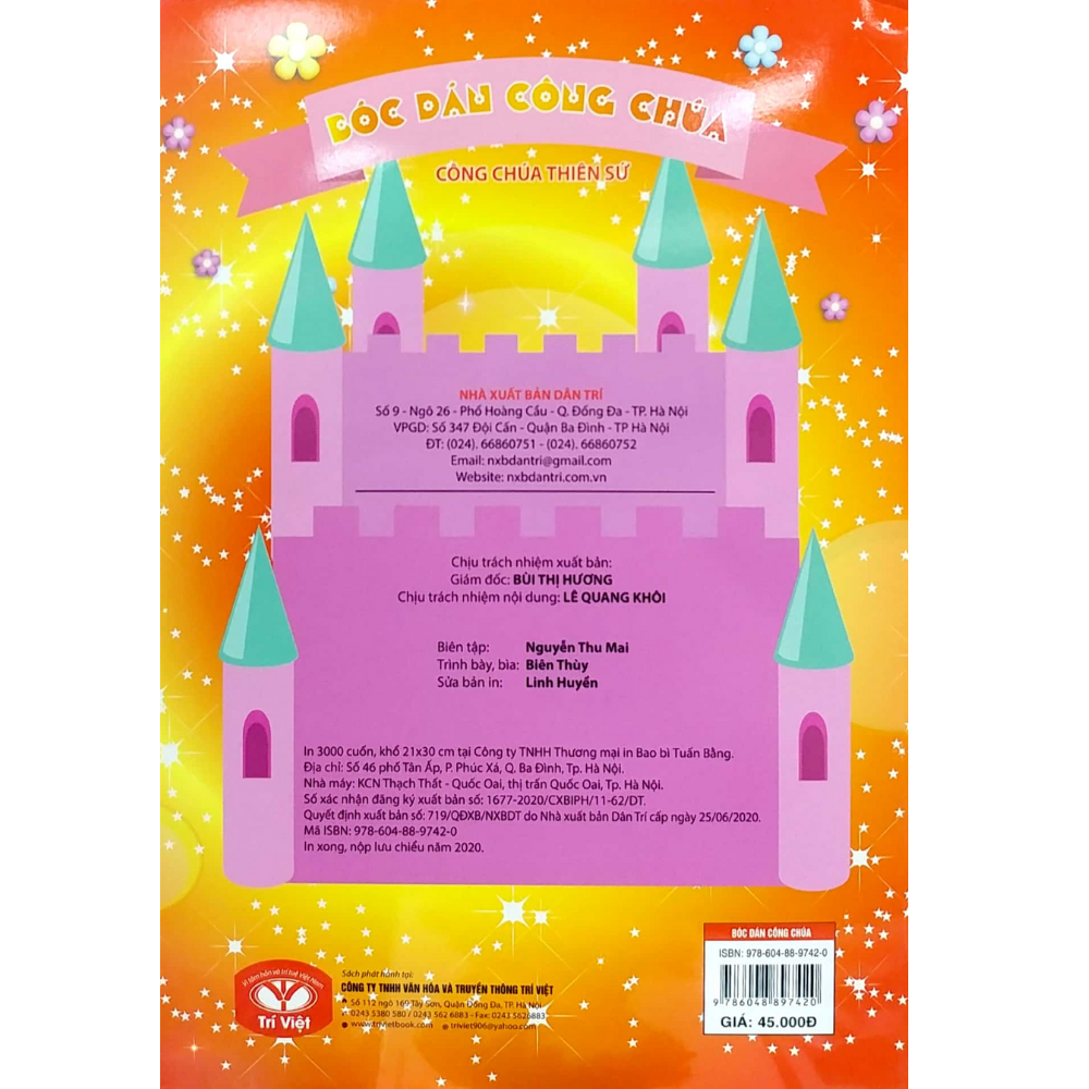 Bóc Dán Công Chúa - Công Chúa Thiên Sứ