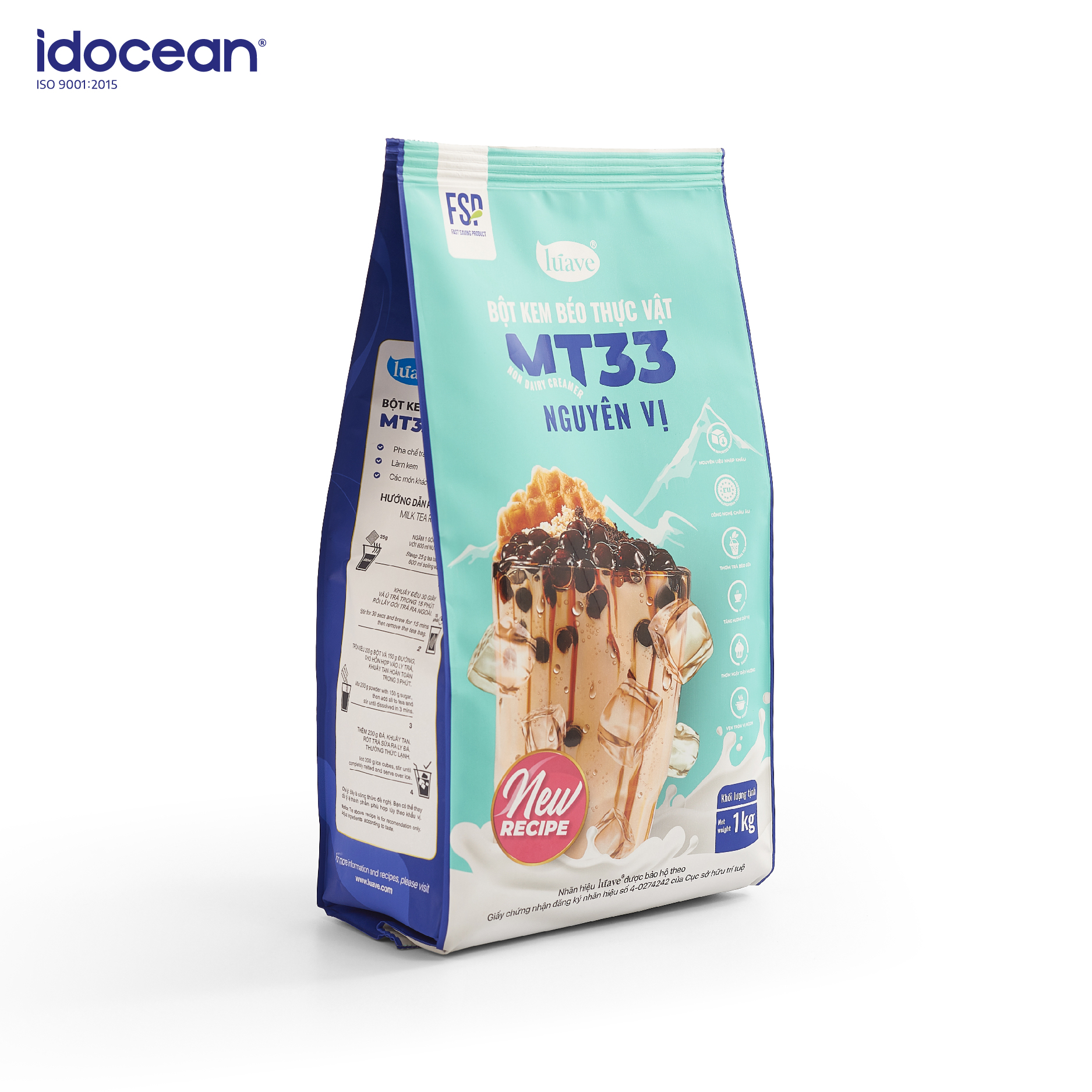 Bột Kem Béo Thực Vật MT33 LÚAVE 1kg
