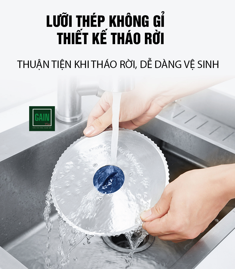 Máy thái thịt, máy thái thịt đông lạnh, máy thái đa năng, máy thái thịt chín, máy thái thịt bò, máy thái củ quả, máy thái bánh mỳ, motor lõi đồng, công suất 200W - Tặng kèm tay mài dao