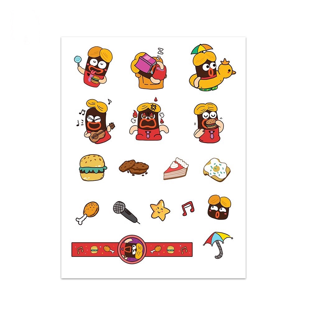 Hình Xăm Dán Tạm Thời Hi Pencil