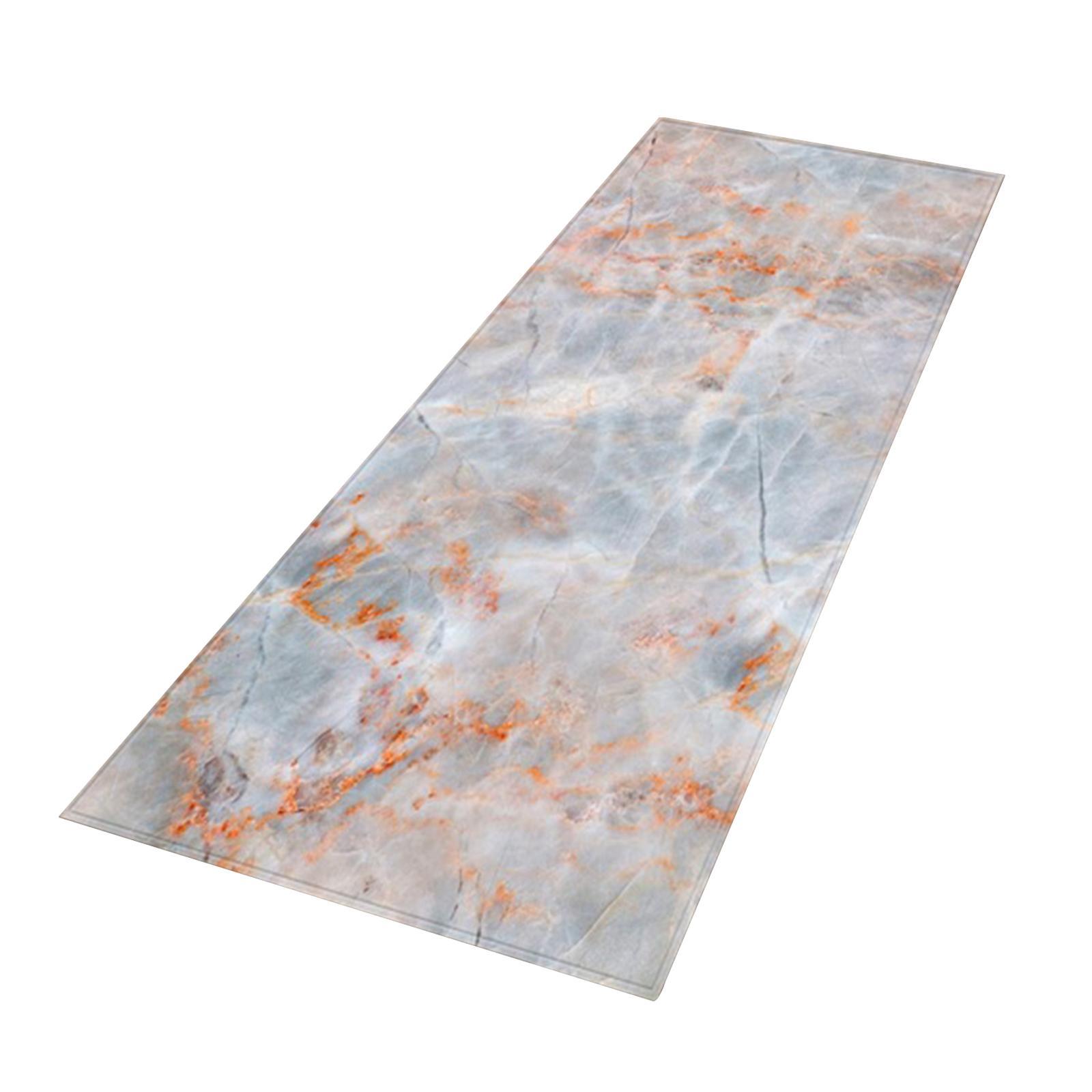 Kitchen Carpet Floor Mat Marble Printed Multipurpose for Doormat