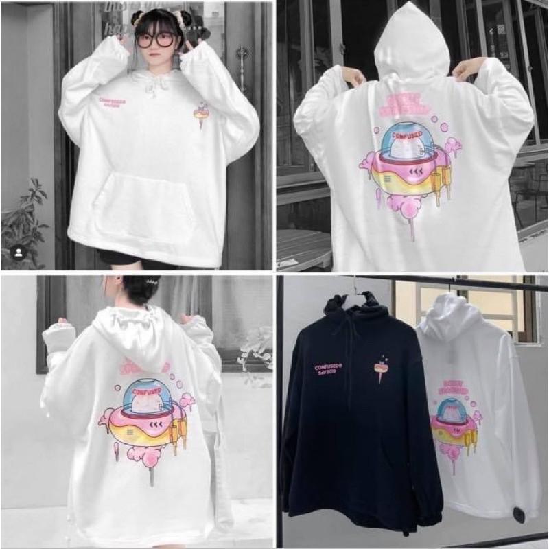 Áo HOODIE nỉ lót bông in hình cực xịn Form rộng Unisex NAM/Nữ cực chất (Hình thật của shop 100% )