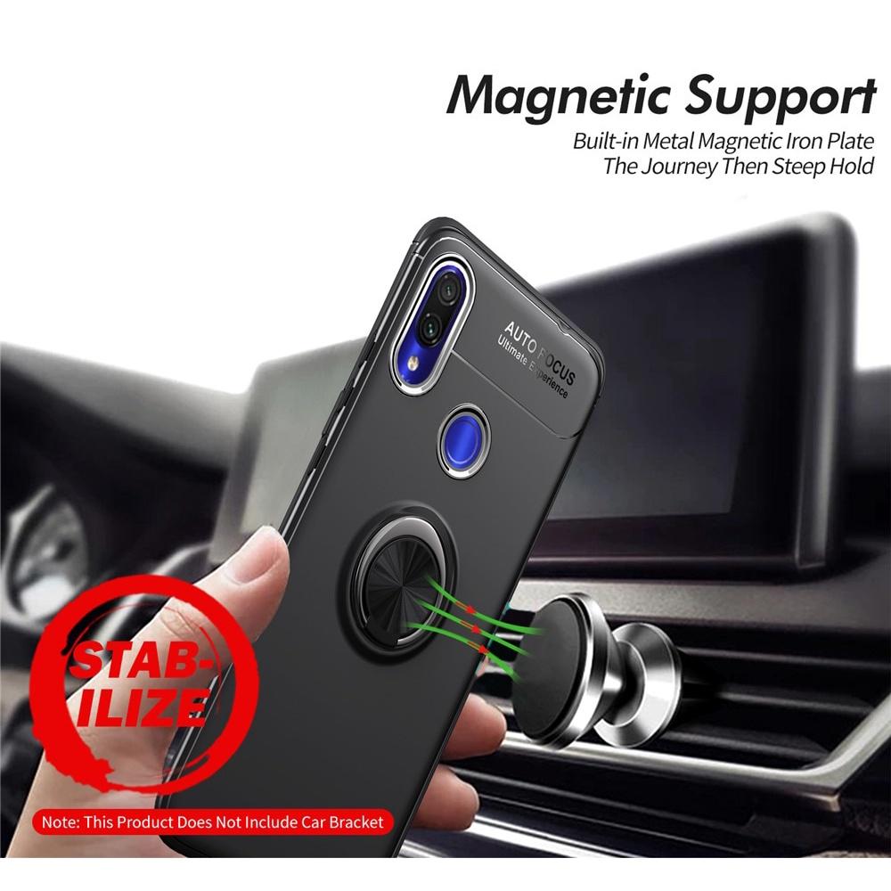 Magnet Holder Shockproof Case with Metal Ring Casing Xiaomi Mi Note 10 Redmi Note 10 Pro 10S 4G 5G 9T 9a 9c Poco M3 F3 X3 Pro NFC