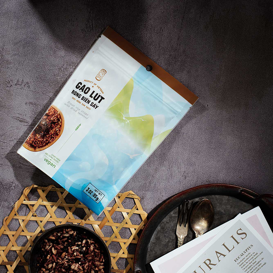 Gạo Lứt Hoa Sen Rong Biển 85g