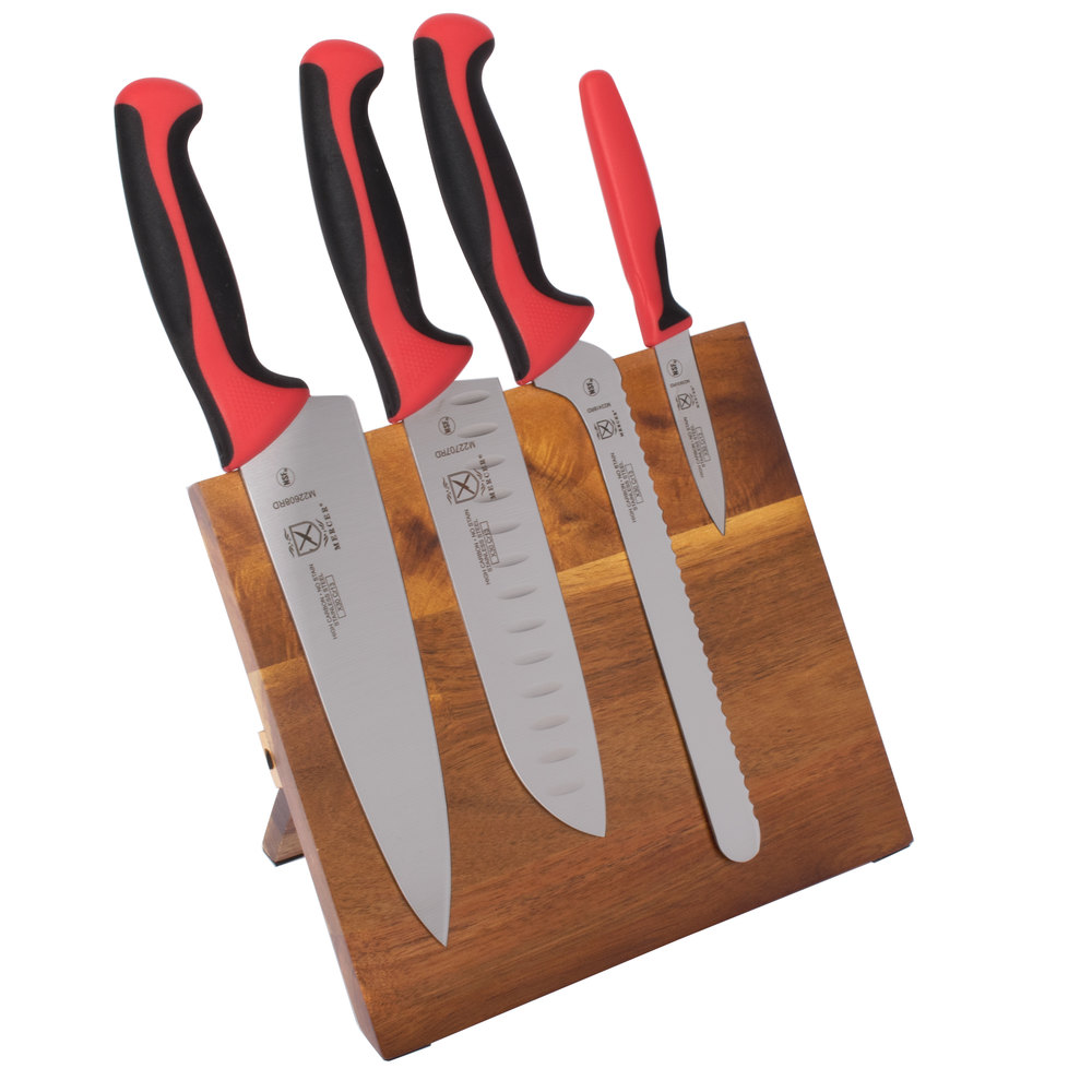 Bộ Dao Làm Bếp Món Cao Cấp Chuôi Nhựa Mềm Nhiều Màu, Chính Hãng Mỹ Mercer Culinary Cutlery