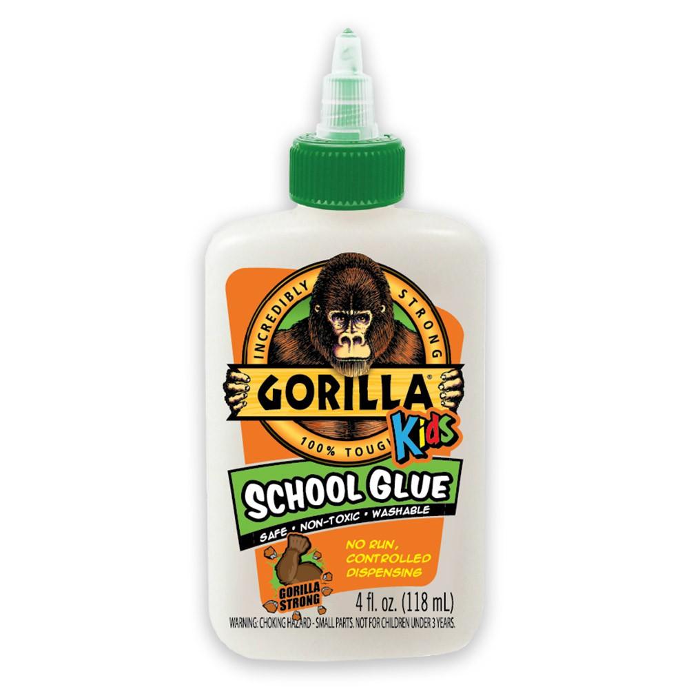 Keo Dán Trẻ Em An Toàn, Không Độc Hại, Keo Dán Trường Học Gorilla Kids, Keo Dán Gorilla Kids School Glue 118ml