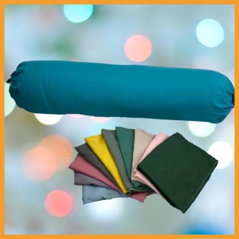 Vỏ Gối Ôm cotton TICI cùng màu Theo Bộ Ga Giường gối ôm kích thước 35x100CM