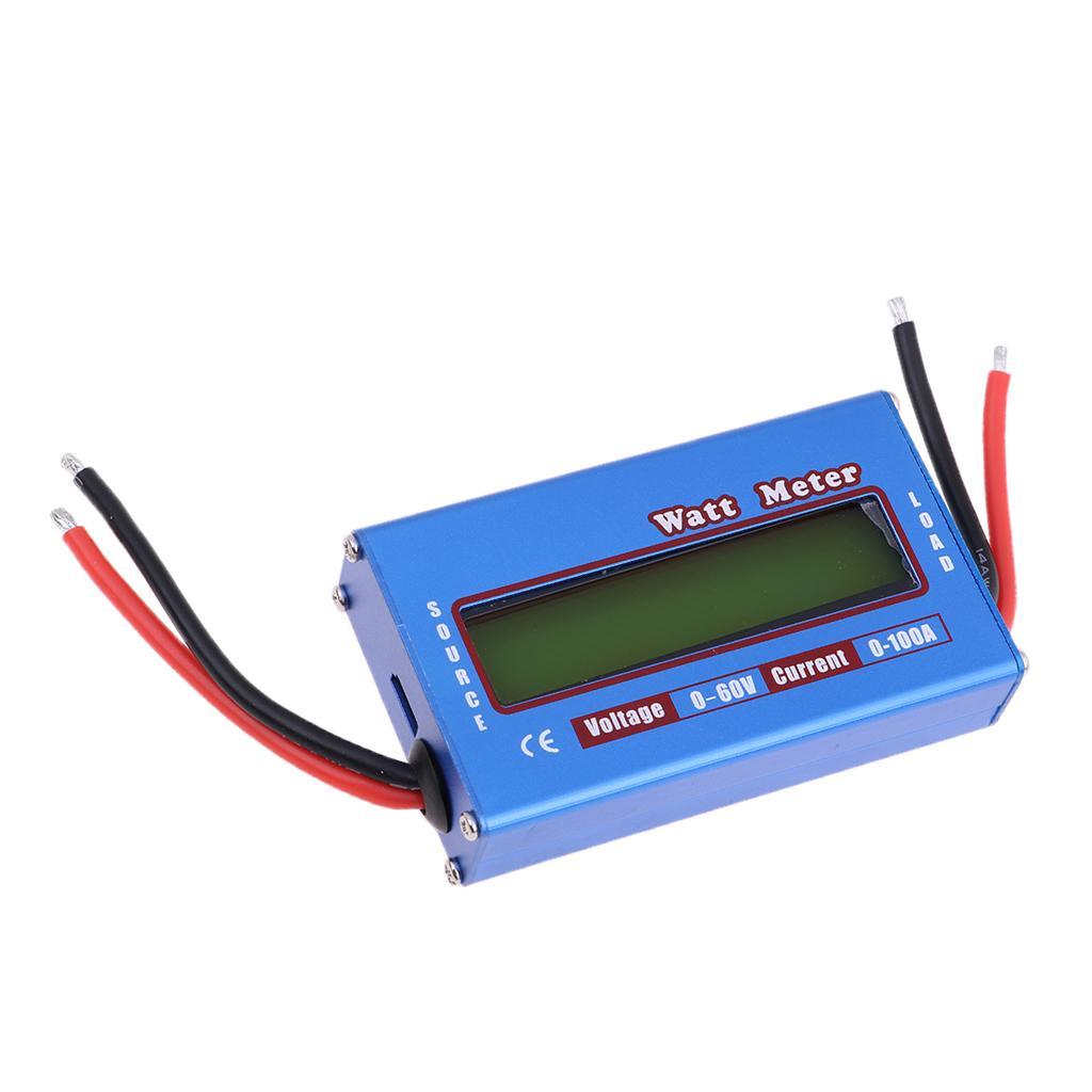 Lovoski LCD Display Battery 60V/100A Watt Voltage Monitor DC Power Analyzer