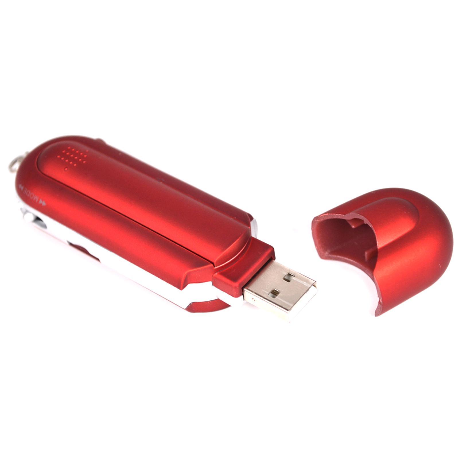 8GB USB 2.0 Flash Drive LCD MP3 Music Player With FM Radio 8G Red