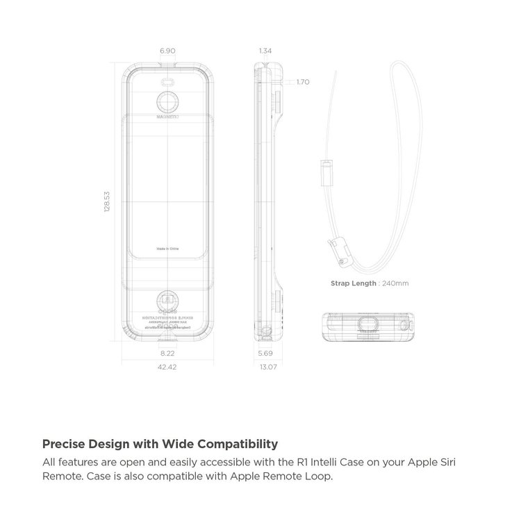 Ốp lưng Remote Apple TV Elago R1 Intelli  - Hàng Chính Hãng