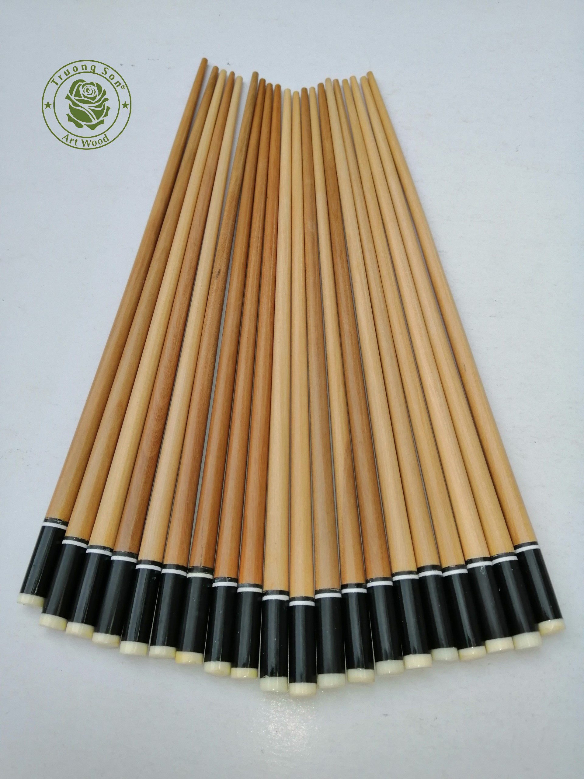 Bộ 10 Đôi Đũa Gỗ Sao Ghép Đầu Đen Cao Cấp - Đồ Gỗ Gia Dụng Thủ Công Mỹ Nghệ Thương Hiệu Trường Sơn