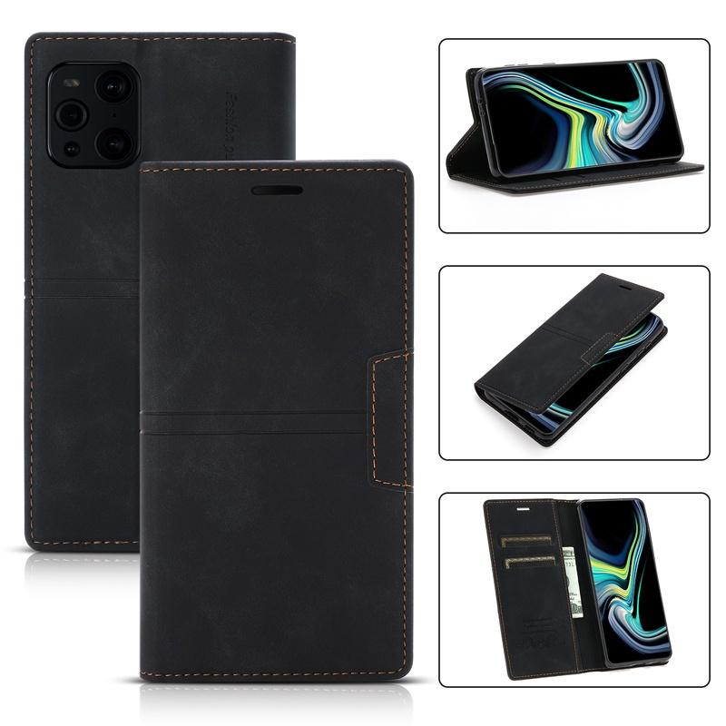Ốp điện thoại da nắp lật từ tính cho OPPO A5 A9 2020 A52 A72 A92 A35 2021 A8 A31 2020 FIND X2 LITE FIND X3 X3PRO LITE FIND X3 NEO