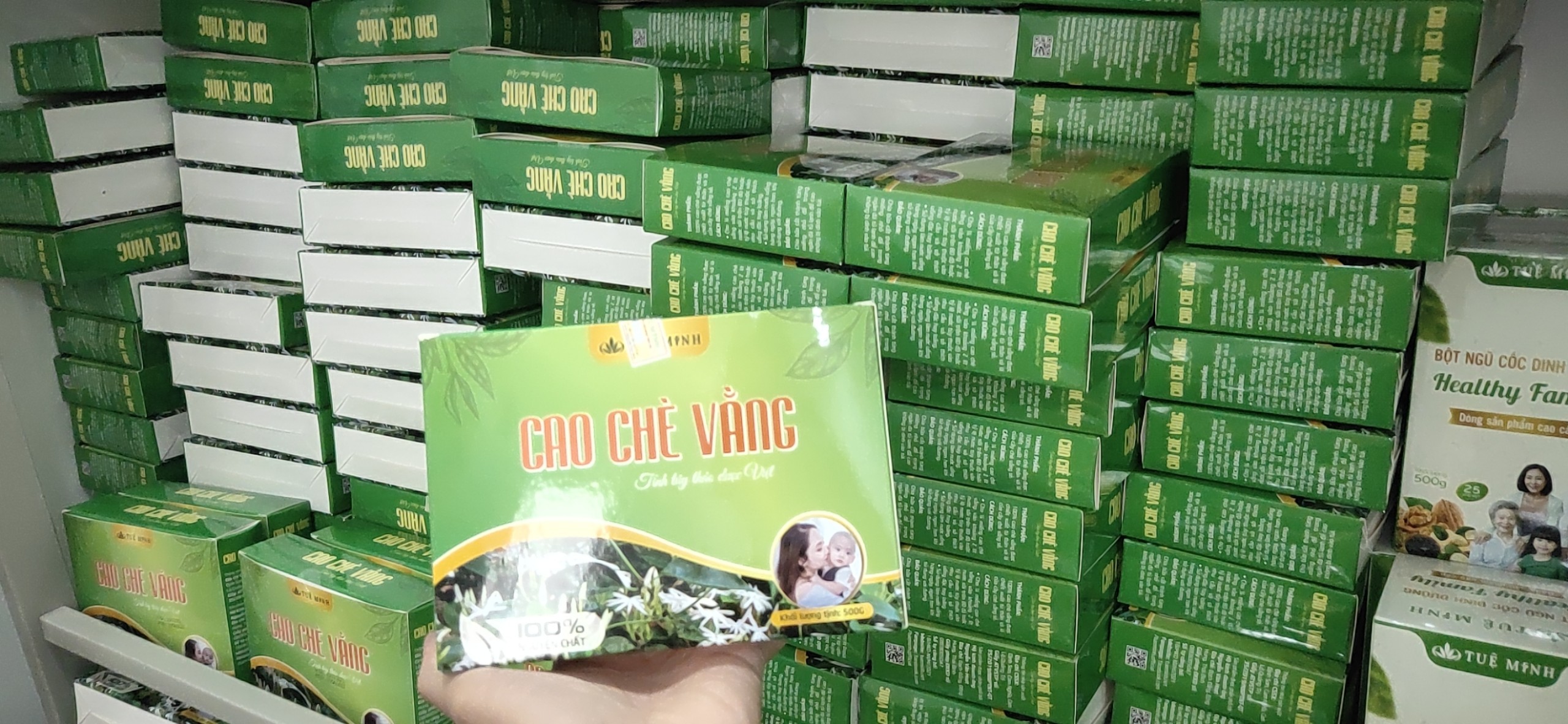 1 miếng (20g) Cao chè vằng sẻ Tuệ Minh hàng chuẩn sản xuất tại Quảng Trị