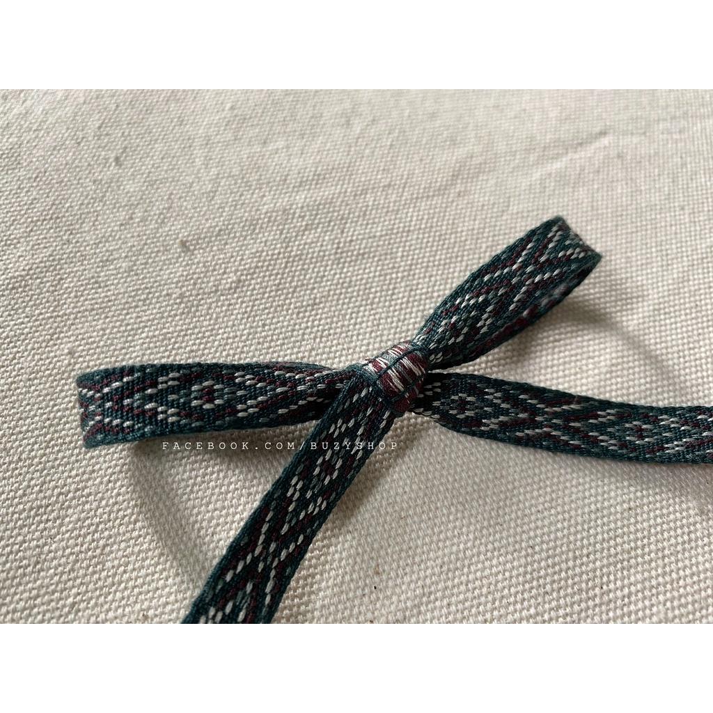 Ruy băng họa tiết thổ cẩm bản 10mm - mẫu 16