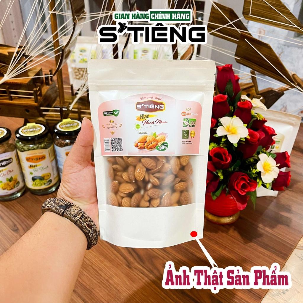 500Gr Hạt Hạnh Nhân Mỹ Tươi Sống - Sấy Chín Nguyên Vị STIENG