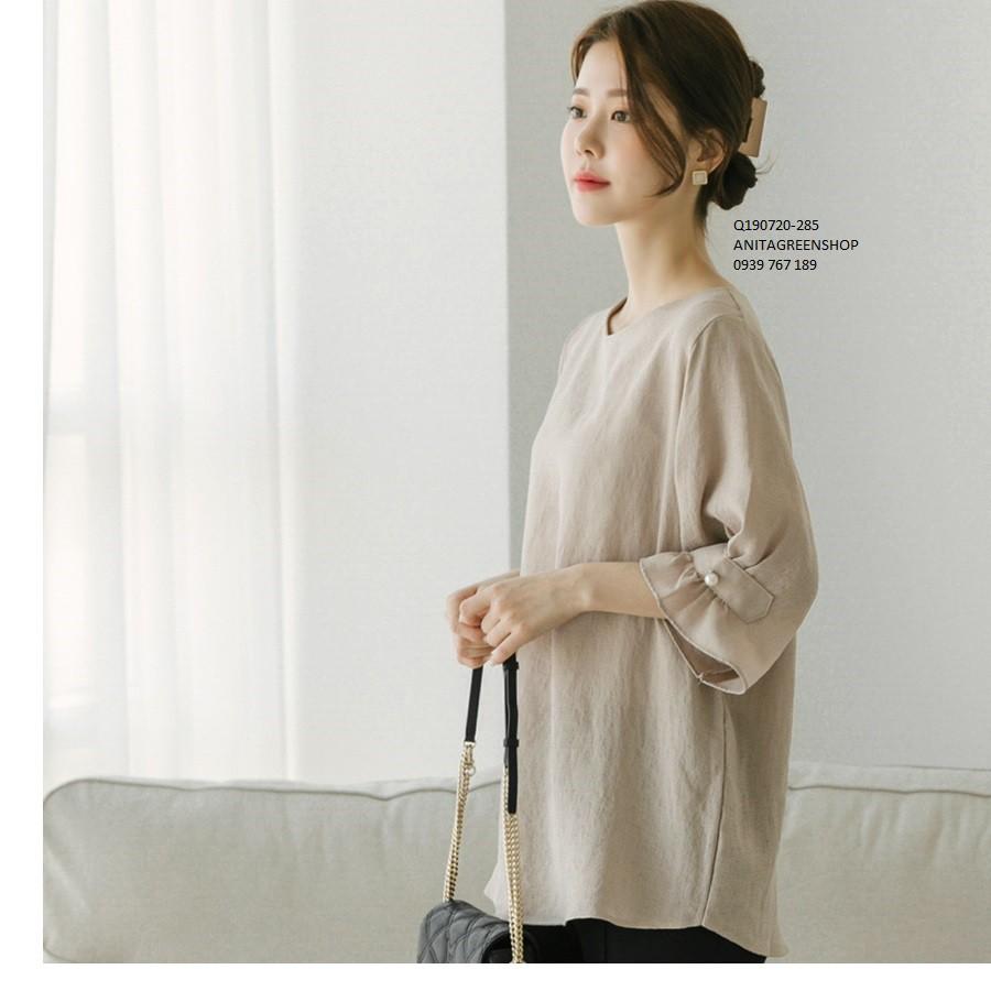 Q190720 ÁO KIỂU NỮ FORM DÀI
