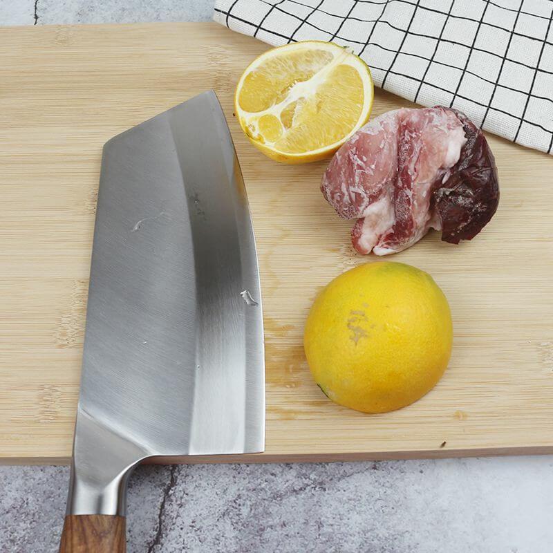 DAO - DAO BẾP NHẬT BẢN SANTOKU THÉP DAMASCUS MÃ b2DT124 VNS