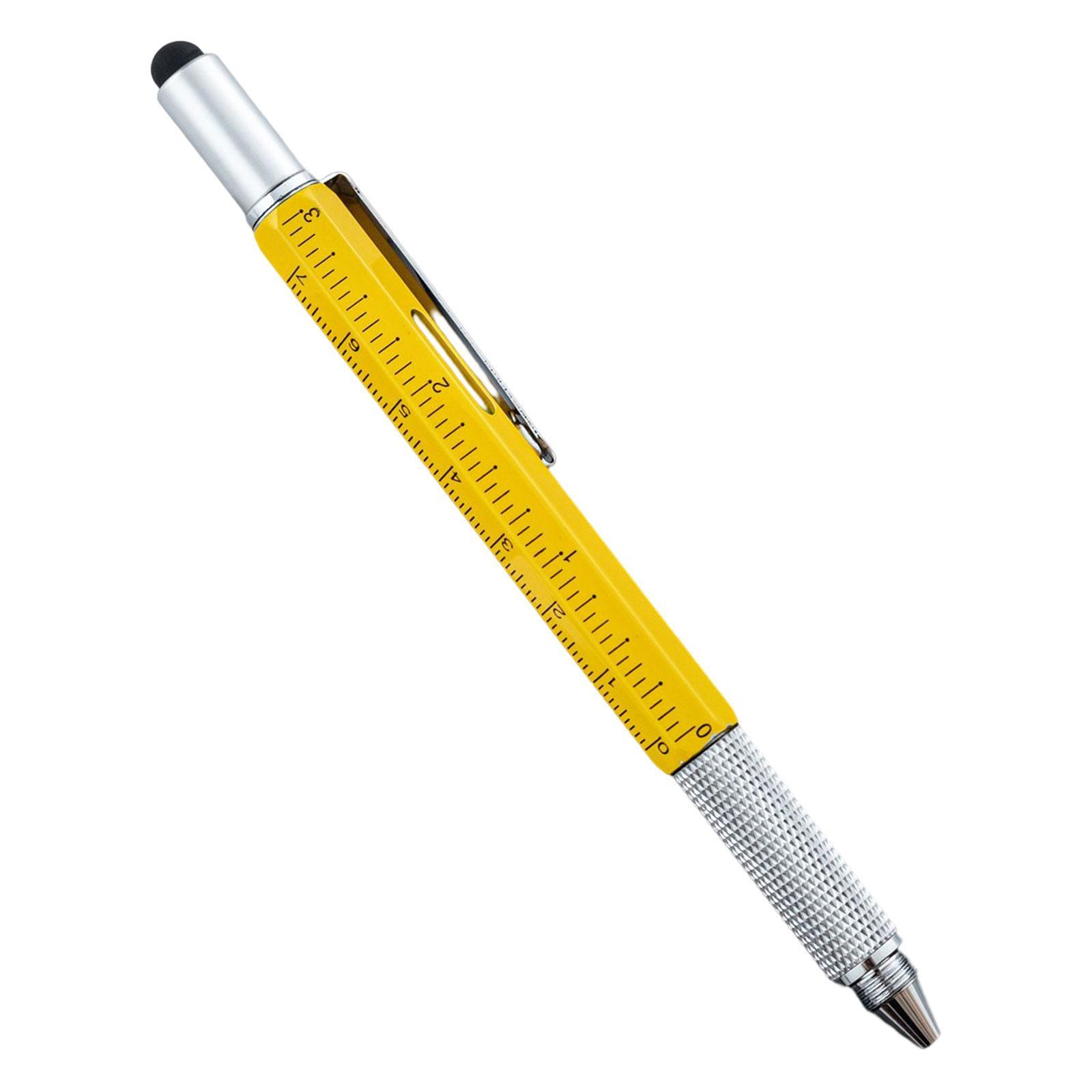 Multitool  Pen Gift Pen for Men Level Gauge Touch Screen Stylus Ruler