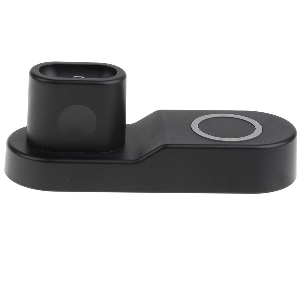 6 in 1 Charging Dock Stand Charger Holder for Apple Watch black