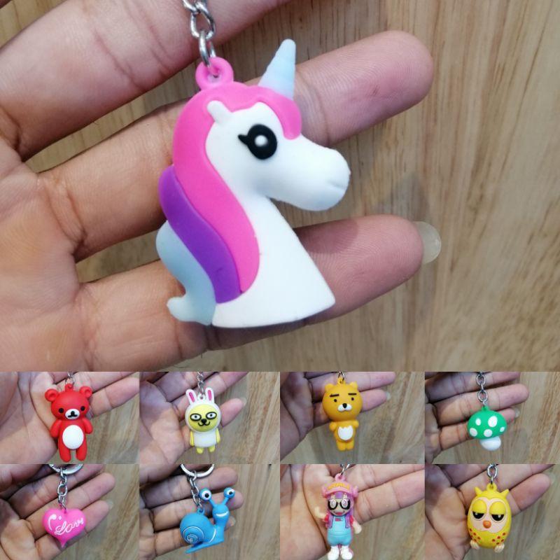 MÓC KHÓA SILICON SIÊU CUTE NHIỀU HÌNH