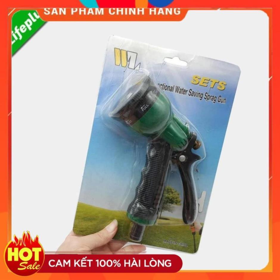 Vòi xịt nước tưới cây rửa xe 8 chế độ 206815