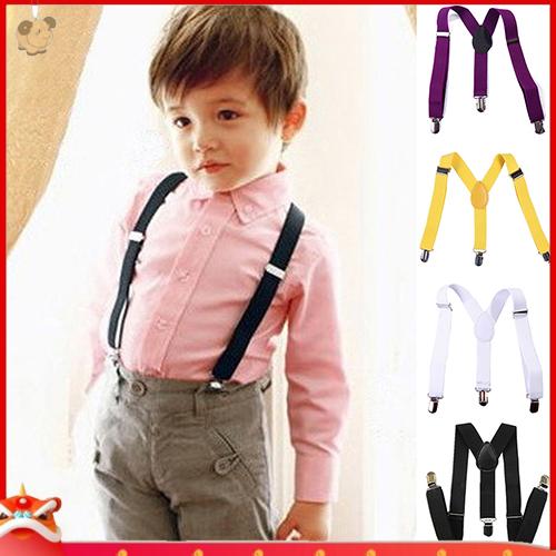 Dây đai đeo quần hình chữ y chất liệu co giãn cho bé trai và bé gái