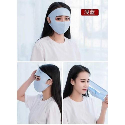Khẩu Trang chống nắng bịt kín mặt ninja nữ ( hàng sẵn )