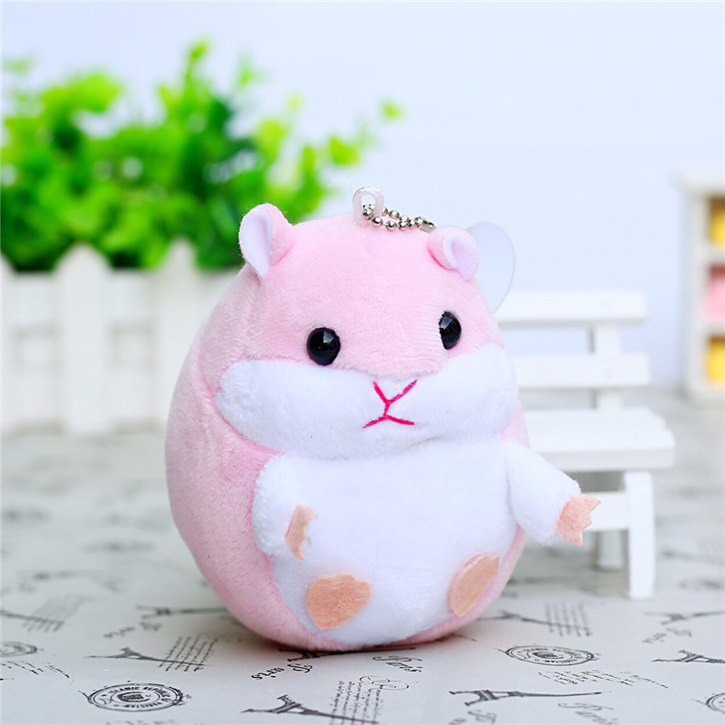 Móc khóa gấu bông Chuột Hamster treo balo, túi xách, điện thoại
