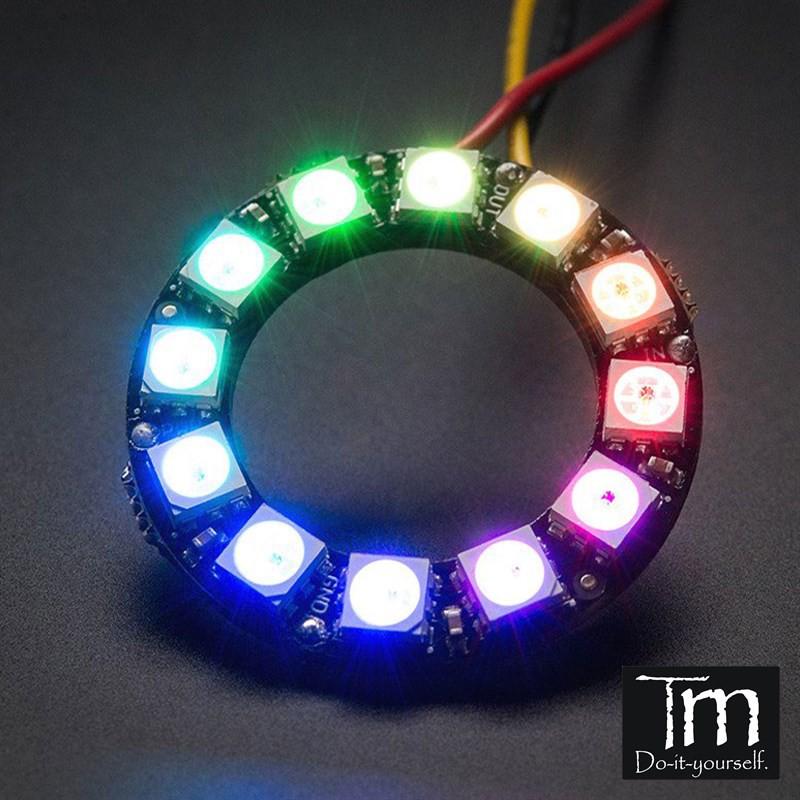 Vòng LED Hiển Thị WS2812 Nhẫn NeoPixel RGB 12/16/24 LED