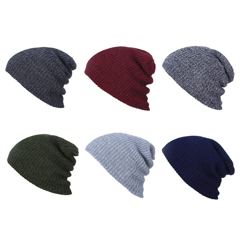 Mũ len mỏng Mùa đông Acrylic Mềm mại Ấm áp cho nam Đơn giản