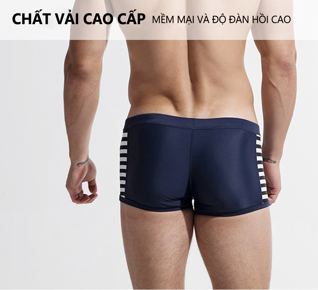 Quần Bơi Nam Boxer DM S411