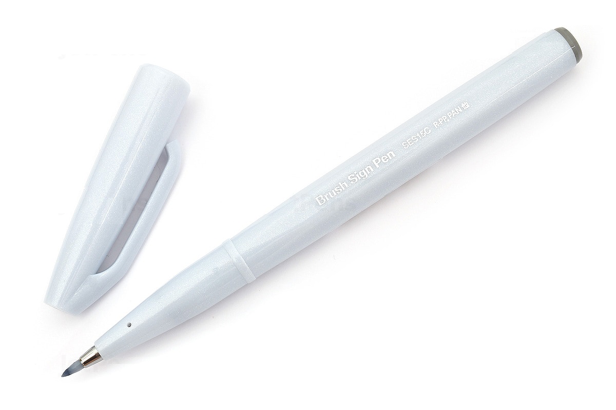 UP.PENS COLLECTION - Combo bút lông đầu cọ viết calligraphy Pentel Fude Touch Brush Sign Pen