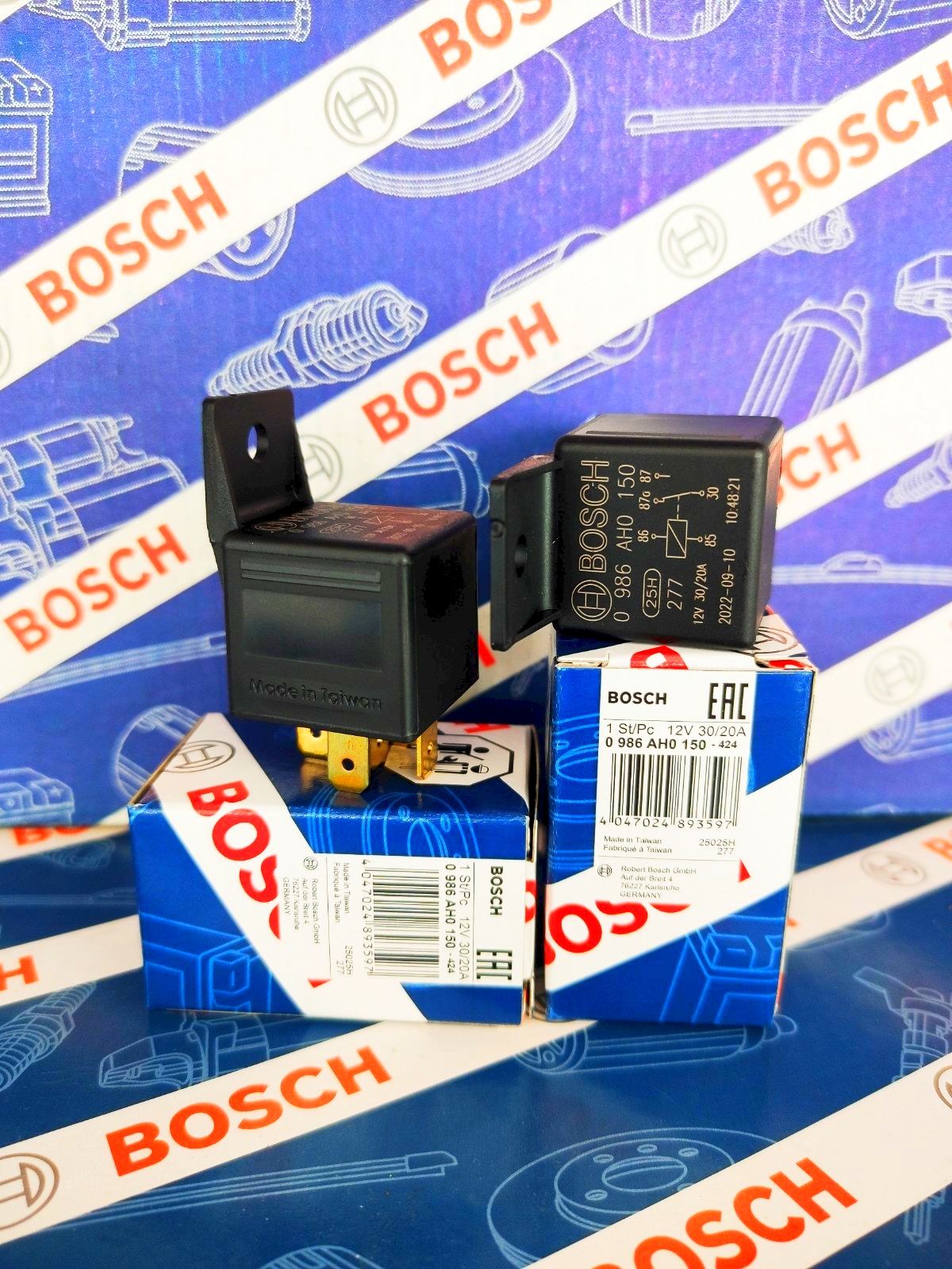 Relay Bosch 5 Chân 12V 30/20A