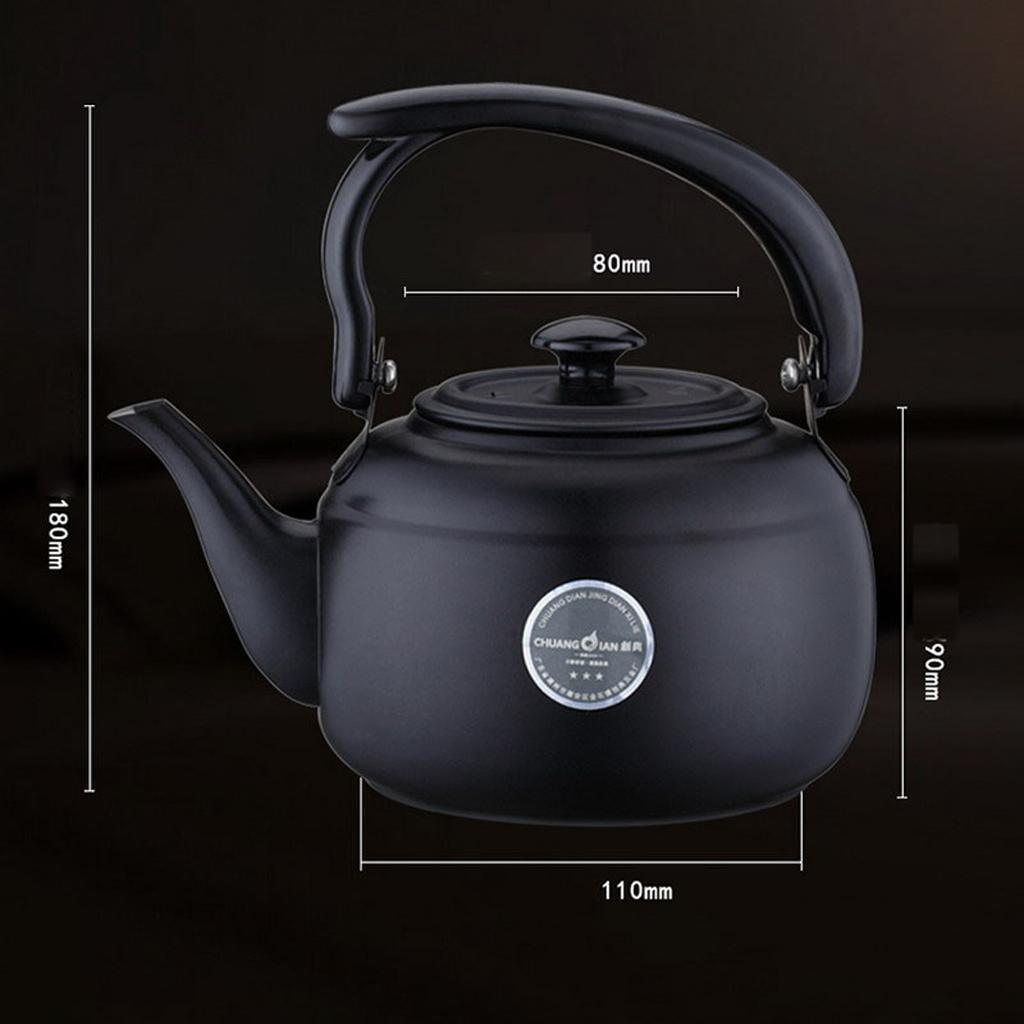 2-3pack 1L Stainless Steel Teapot Kitchen Tea Kettle Metal Stovetop Tea Pot