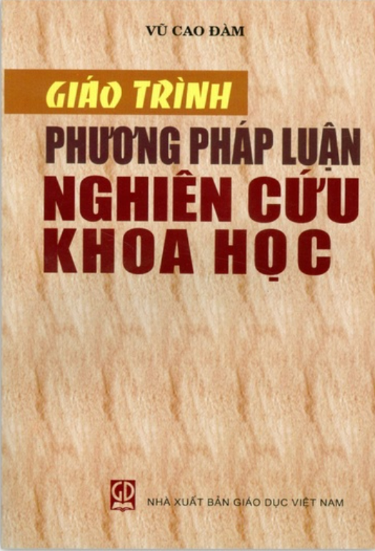 Sách - Giáo trình Phương pháp luận nghiên cứu khoa học