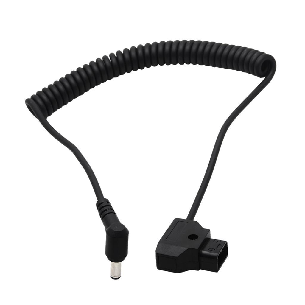 Coiled  2Pin Male to Female Extension Cable for DSLR Rig Anton Battery